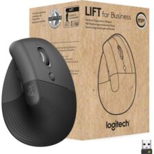 Logitech Lift for Business muis Rechtshandig RF-draadloos + Bluetooth Optisch 4000 DPI