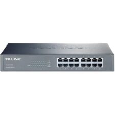 TP-LINK TL-SG1016D Unmanaged Gigabit Ethernet (10/100/1000) Zwart