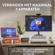 Logitech MX Anywhere 3S muis Rechtshandig RF-draadloos + Bluetooth Laser 8000 DPI