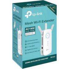 TP-Link RE550 netwerkextender Netwerkzender Wit 10, 100, 1000 Mbit/s