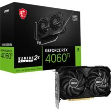 MSI VENTUS GEFORCE RTX 4060 TI 2X BLACK 16G OC videokaart NVIDIA 16 GB GDDR6