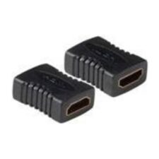 ACT AP1005 tussenstuk voor kabels HDMI A Zwart