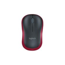 MS Logitech M185 Wireless Mouse Rood