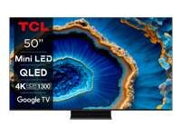 TCL C80 50C805 tv 127 cm (50″) 4K Ultra HD Smart TV Wifi Zwart 1300 cd/m²