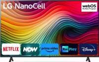 LG NanoCell 55NANO81T6A 55″ | Ultra HD 4K NanoCell Smart TV | WebOS + Wifi | NanoCell voor Levendige Kleuren | HDR10 | 50Hz