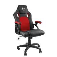 White Shark KING’S THRONE | Universele Gamestoel | Gestoffeerde Gevoerde Zitting | Zwart/Rood