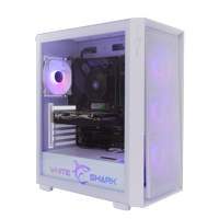 White Shark WARHEAD | Midi Tower Case | Inclusief 4 RGB Fans | Wit