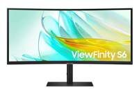 Samsung ViewFinity S6 S65UC | 34″ UltraWide Curved Monitor | 100Hz | USB-C Dock | Ethernet | 90W Power Delivery | KVM Switch